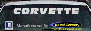 DC05147 Chevrolet Corvette Decal