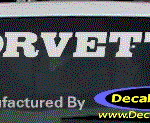 DC05148 Chevrolet Corvette Decal