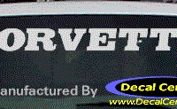 DC05148 Chevrolet Corvette Decal 