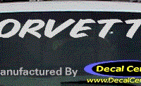 DC05150 Chevrolet Corvette Decal 