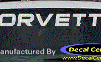 DC05151 Chevrolet Corvette Decal 