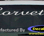 DC05154 Chevrolet Corvette Decal