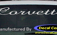DC05154 Chevrolet Corvette Decal 