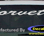 DC05155 Chevrolet Corvette Decal