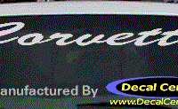 DC05155 Chevrolet Corvette Decal 