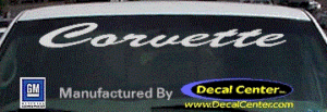 DC05155 Chevrolet Corvette Decal