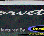 DC05156 Chevrolet Corvette Decal