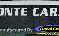 DC05159 Chevrolet Monte Carlo Decal 