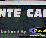 DC05160 Chevrolet Monte Carlo Decal