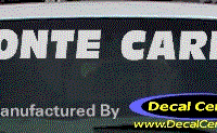 DC05160 Chevrolet Monte Carlo Decal 