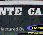 DC05161 Chevrolet Monte Carlo Decal