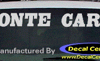 DC05161 Chevrolet Monte Carlo Decal 