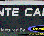 DC05164 Chevrolet Monte Carlo Decal