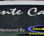 DC05169 Chevrolet Monte Carlo Decal