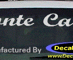 DC05170 Chevrolet Monte Carlo Decal