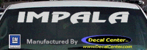 DC05175 Chevrolet Impala Decal