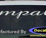 DC05180 Chevrolet Impala Decal