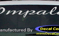 DC05180 Chevrolet Impala Decal 