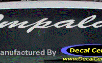DC05181 Chevrolet Impala Decal 