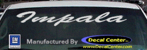 DC05181 Chevrolet Impala Decal