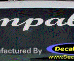 DC05183 Chevrolet Impala Decal