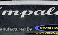 DC05183 Chevrolet Impala Decal 