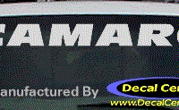 DC05186 Chevrolet Camaro Decal 