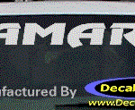 DC05188 Chevrolet Camaro Decal