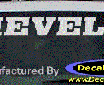 DC05190 Chevrolet Chevelle Decal