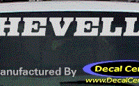 DC05190 Chevrolet Chevelle Decal 