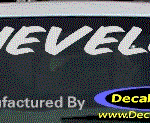 DC05192 Chevrolet Chevelle Decal