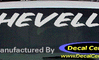 DC05192 Chevrolet Chevelle Decal 