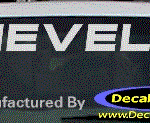 DC05193 Chevrolet Chevelle Decal