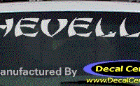 DC05194 Chevrolet Chevelle Decal 