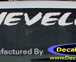 DC05195 Chevrolet Chevelle Decal