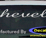 DC05196 Chevrolet Chevelle Decal
