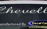 DC05196 Chevrolet Chevelle Decal 