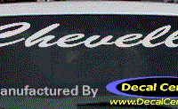DC05197 Chevrolet Chevelle Decal 