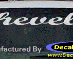 DC05199 Chevrolet Chevelle Decal