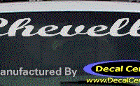 DC05199 Chevrolet Chevelle Decal 