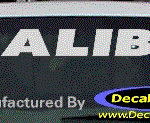 DC05200 Chevrolet Malibu Decal