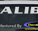 DC05201 Chevrolet Malibu Decal