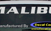 DC05201 Chevrolet Malibu Decal 