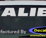 DC05202 Chevrolet Malibu Decal