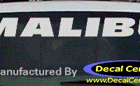 DC05202 Chevrolet Malibu Decal 