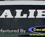 DC05203 Chevrolet Malibu Decal