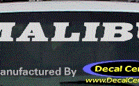 DC05203 Chevrolet Malibu Decal 