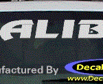 DC05204 Chevrolet Malibu Decal