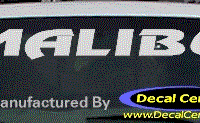 DC05204 Chevrolet Malibu Decal 