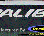 DC05205 Chevrolet Malibu Decal